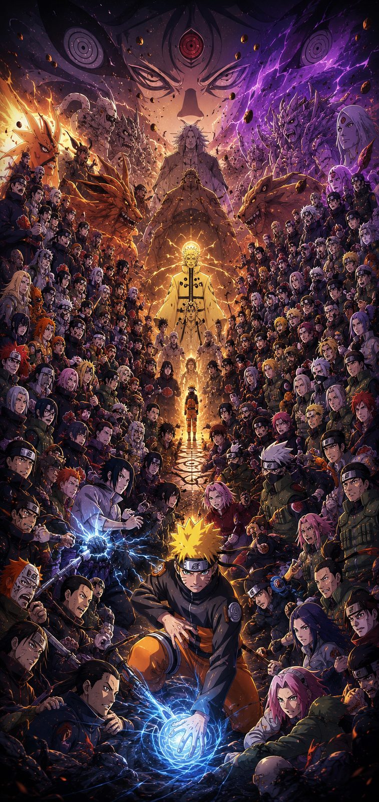 Naruto Hidden Leaf Village Legacy 4K Mobile Wallpaper 4K anime wallpaper preview for mobile and desktop
