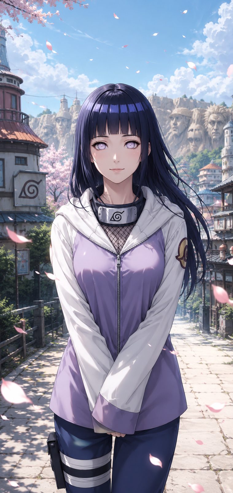 Naruto Hinata Hyuga Hidden Leaf Village 4K Mobile Wallpaper 4K anime wallpaper preview for mobile and desktop